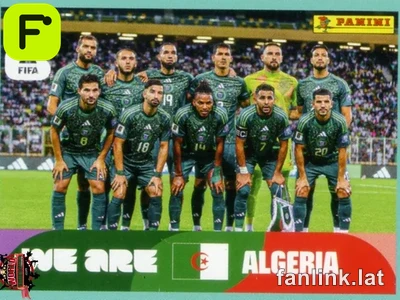 Team Photo #ALG13 — Lámina Panini FIFA World Cup 2026