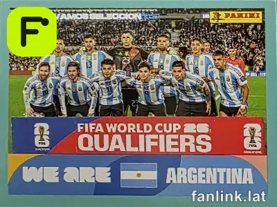 Team Photo #ARG13 — Lámina Panini FIFA World Cup 2026