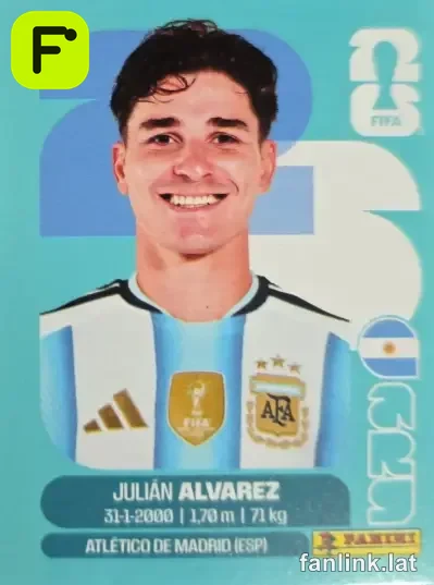 Julian Alvarez #ARG19 — Lámina Panini FIFA World Cup 2026