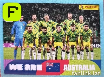 Team Photo #AUS13 — Lámina Panini FIFA World Cup 2026
