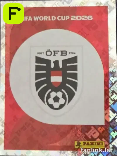 Emblem #AUT1 — Lámina Panini FIFA World Cup 2026