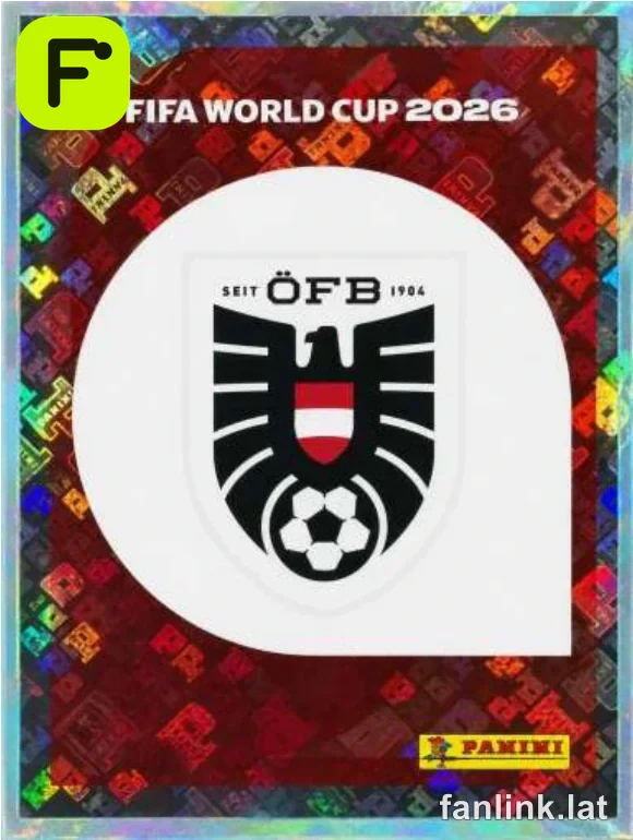 Team Photo #AUT13 — Lámina Panini FIFA World Cup 2026