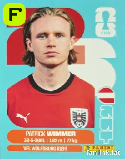 Patrick Wimmer #AUT17 — Lámina Panini FIFA World Cup 2026
