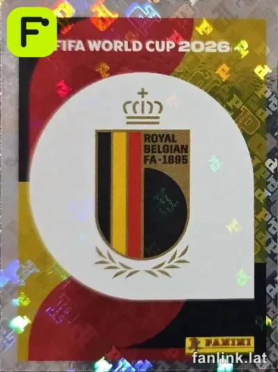 Emblem #BEL1 — Lámina Panini FIFA World Cup 2026