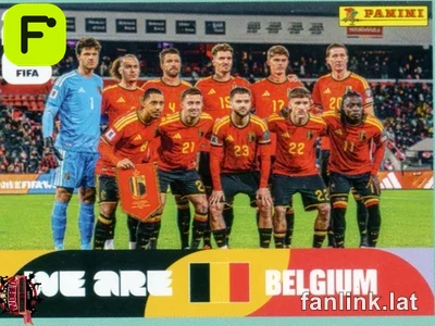 Team Photo #BEL13 — Lámina Panini FIFA World Cup 2026