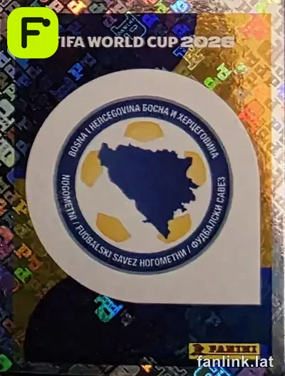 Emblem #BIH1 — Lámina Panini FIFA World Cup 2026