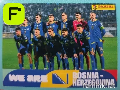Team Photo #BIH13 — Lámina Panini FIFA World Cup 2026
