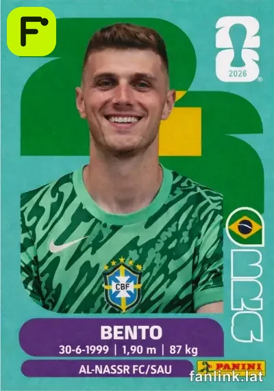 Bento #BRA3 — Lámina Panini FIFA World Cup 2026