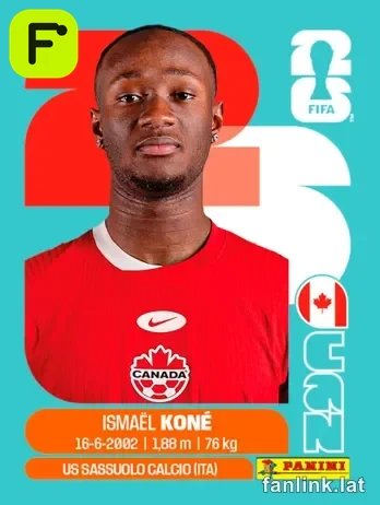 Ismaël Koné #CAN11 — Lámina Panini FIFA World Cup 2026
