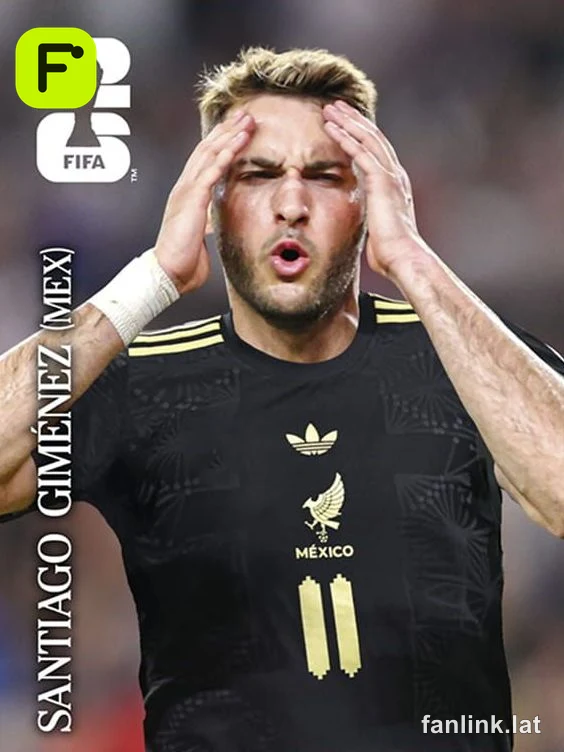Santiago Giménez #CC4 — Lámina Panini FIFA World Cup 2026