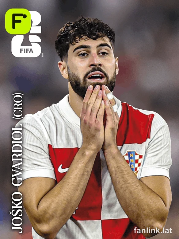 Joško Gvardiol #CC5 — Lámina Panini FIFA World Cup 2026