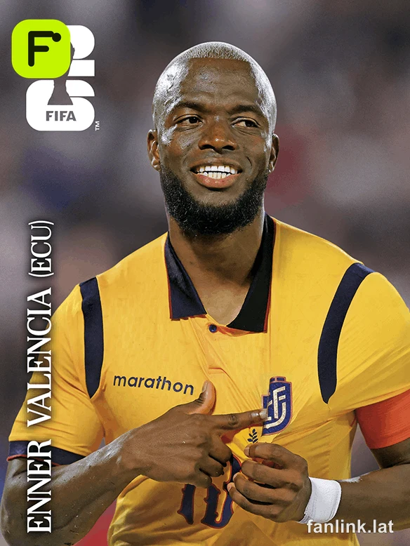Enner Valencia #CC8 — Lámina Panini FIFA World Cup 2026