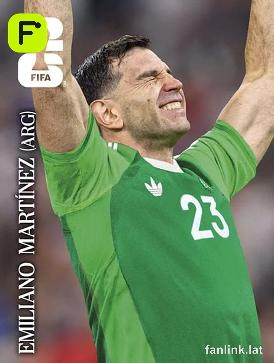 Emiliano Martínez #CC12 — Lámina Panini FIFA World Cup 2026