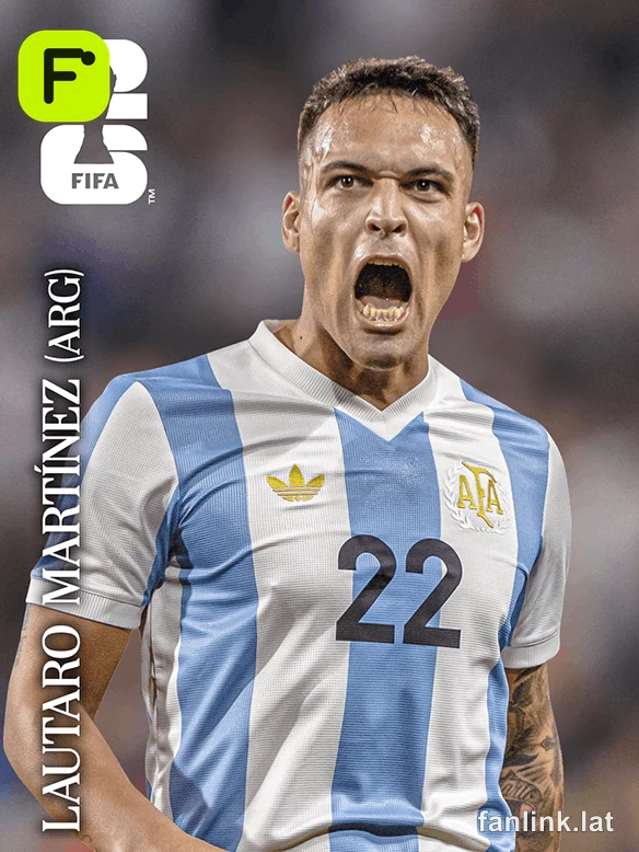 Lautaro Martínez #CC14 — Lámina Panini FIFA World Cup 2026