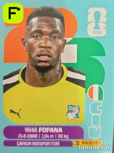 Yahia Fofana #CIV2 — Lámina Panini FIFA World Cup 2026
