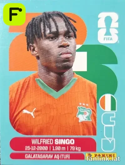 Wilfried Singo #CIV4 — Lámina Panini FIFA World Cup 2026