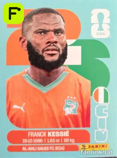 Franck Kessie #CIV10 — Lámina Panini FIFA World Cup 2026