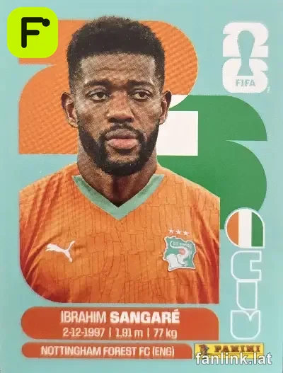 Ibrahim Sangare #CIV12 — Lámina Panini FIFA World Cup 2026