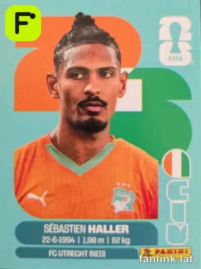 Sébastien Haller #CIV16 — Lámina Panini FIFA World Cup 2026