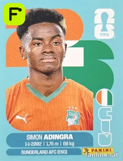 Simon Adingra #CIV17 — Lámina Panini FIFA World Cup 2026
