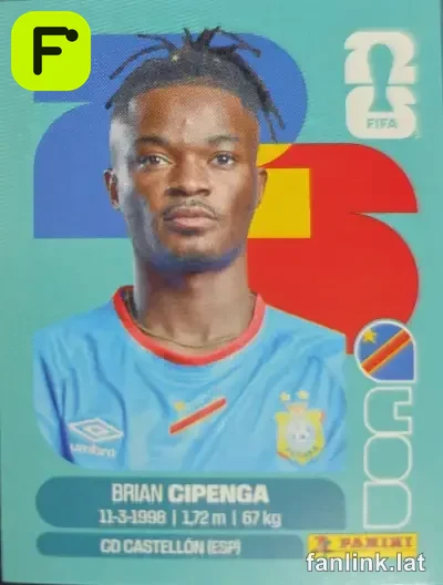 Brian Cipenga #COD17 — Lámina Panini FIFA World Cup 2026