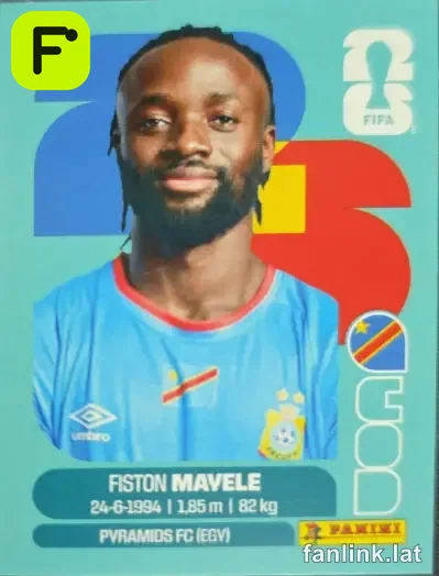 Fiston Mayele #COD18 — Lámina Panini FIFA World Cup 2026
