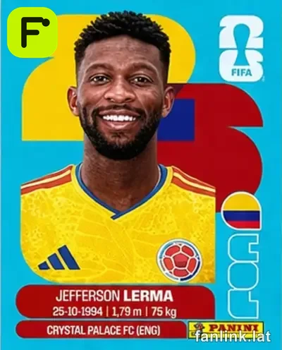 Jefferson Lerma #COL10 — Lámina Panini FIFA World Cup 2026