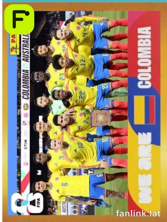 Team Photo #COL13 — Lámina Panini FIFA World Cup 2026