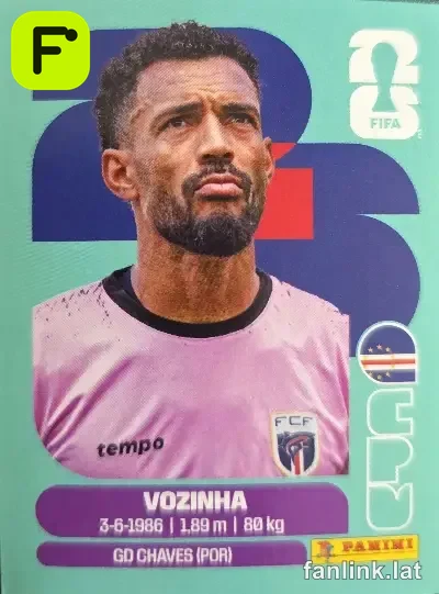 Vozinha #CPV2 — Lámina Panini FIFA World Cup 2026