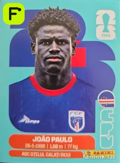 Joao Paulo #CPV8 — Lámina Panini FIFA World Cup 2026