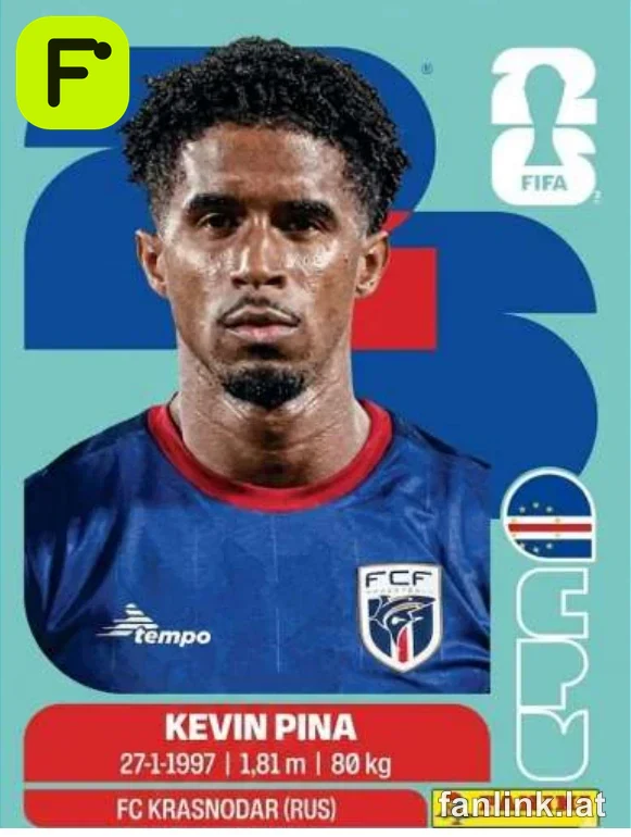 Kevin Pina #CPV10 — Lámina Panini FIFA World Cup 2026