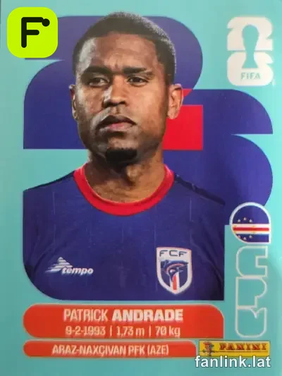 Patrick Andrade #CPV11 — Lámina Panini FIFA World Cup 2026