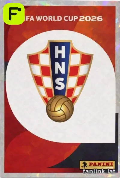 Emblem #CRO1 — Lámina Panini FIFA World Cup 2026