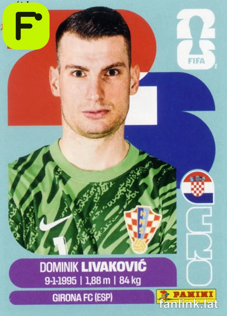 Dominik Livakovi? #CRO2 — Lámina Panini FIFA World Cup 2026