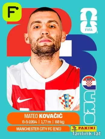 Mateo Kovacic #CRO10 — Lámina Panini FIFA World Cup 2026