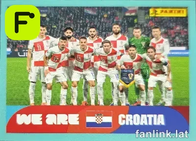 Team Photo #CRO13 — Lámina Panini FIFA World Cup 2026