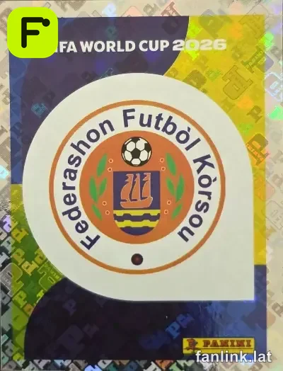 Emblem #CUW1 — Lámina Panini FIFA World Cup 2026