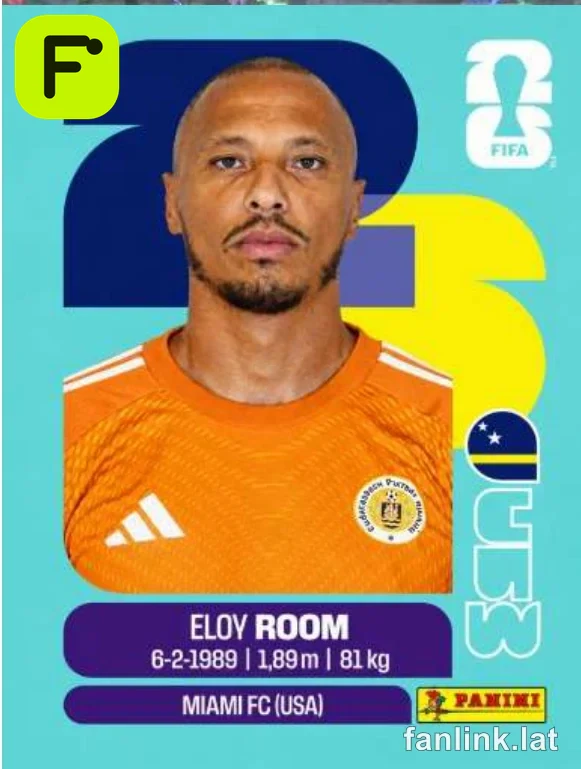 Eloy Room #CUW2 — Lámina Panini FIFA World Cup 2026