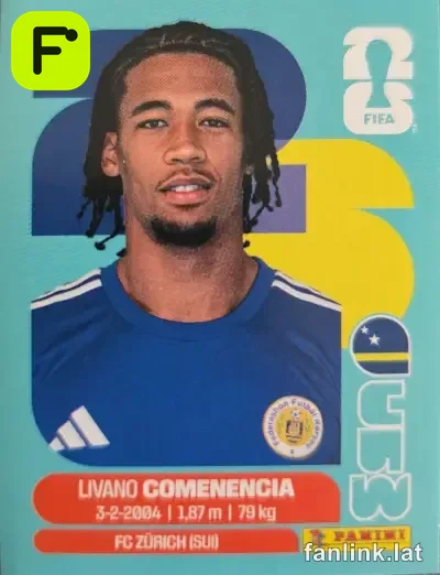 Livano Comenencia #CUW9 — Lámina Panini FIFA World Cup 2026