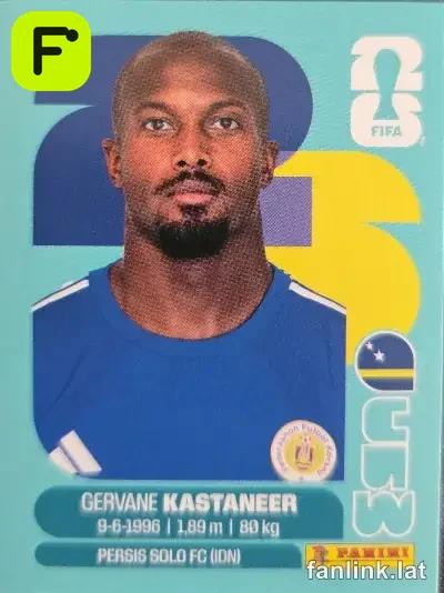 Gervane Kastaneer #CUW19 — Lámina Panini FIFA World Cup 2026