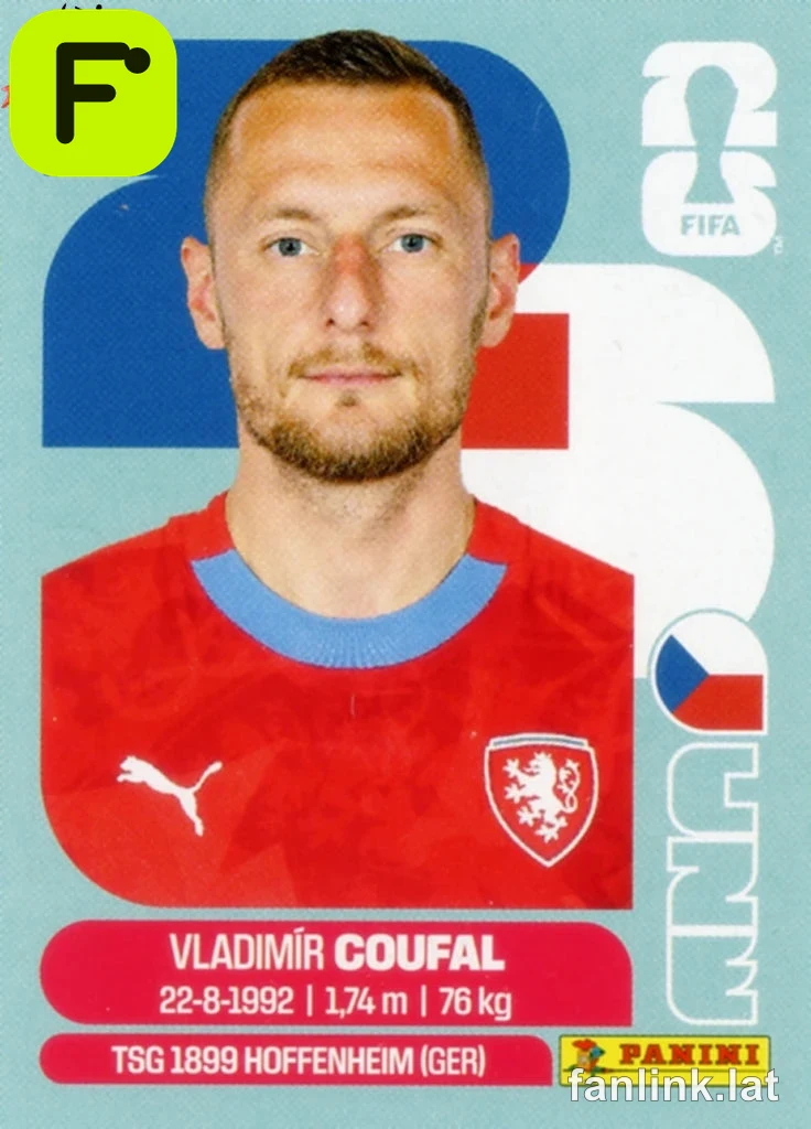 Vladimir Coufal #CZE5 — Lámina Panini FIFA World Cup 2026