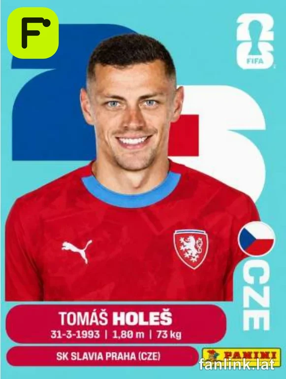 Tomas Holes #CZE7 — Lámina Panini FIFA World Cup 2026