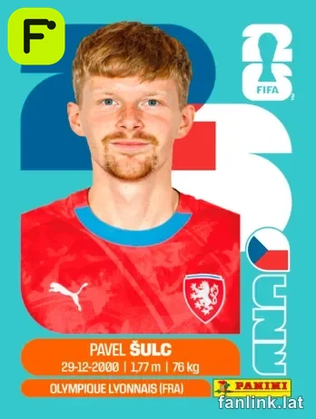 Pavel Sulc #CZE14 — Lámina Panini FIFA World Cup 2026