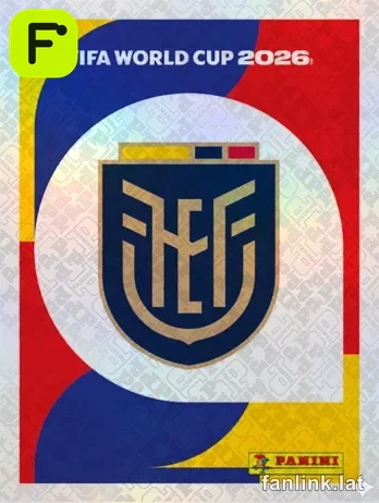 Emblem #ECU1 — Lámina Panini FIFA World Cup 2026