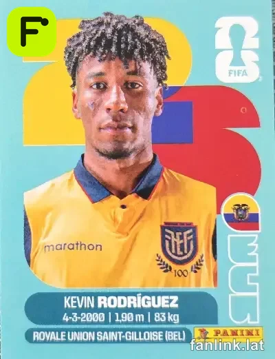 Kevin Rodriguez #ECU19 — Lámina Panini FIFA World Cup 2026