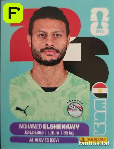 Mohamed El Shenawy #EGY2 — Lámina Panini FIFA World Cup 2026