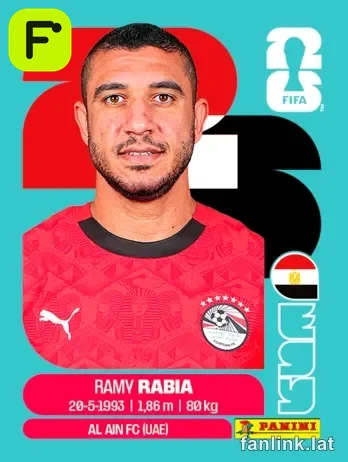Ramy Rabia #EGY7 — Lámina Panini FIFA World Cup 2026