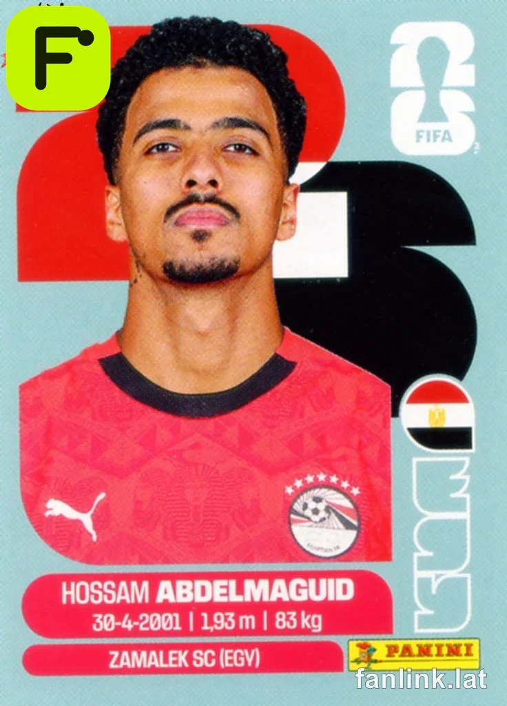 Hossam Abdelmaguid #EGY8 — Lámina Panini FIFA World Cup 2026