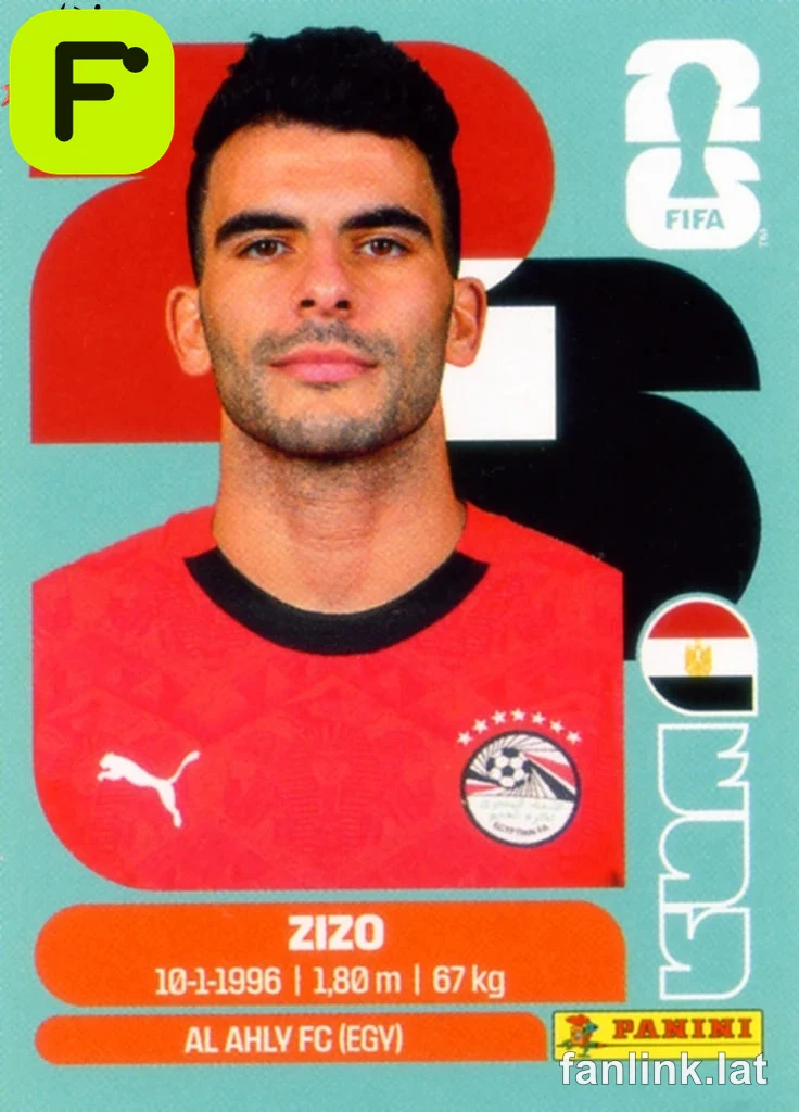Zizo #EGY11 — Lámina Panini FIFA World Cup 2026
