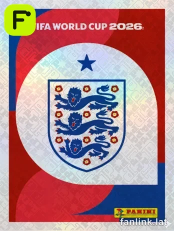 Emblem #ENG1 — Lámina Panini FIFA World Cup 2026